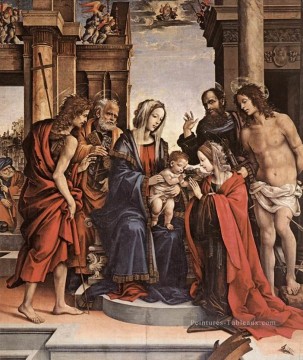  thé - Le Mariage de Sainte Catherine 1501 Christianisme Filippino Lippi